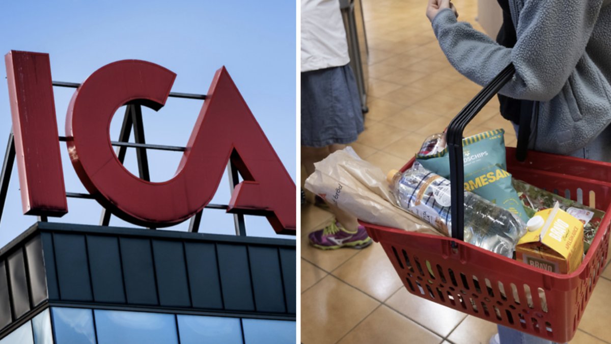 Några av landets Ica-butiker uppmanar sina kunder att lämna ifrån sig sina väskor innan de handlar.